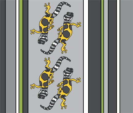leopard gecko fat quarter (fabric)